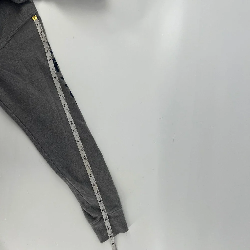 The North Face Mens Gray Bear Graphic Sleeve Logo Pullover Hoodie Small